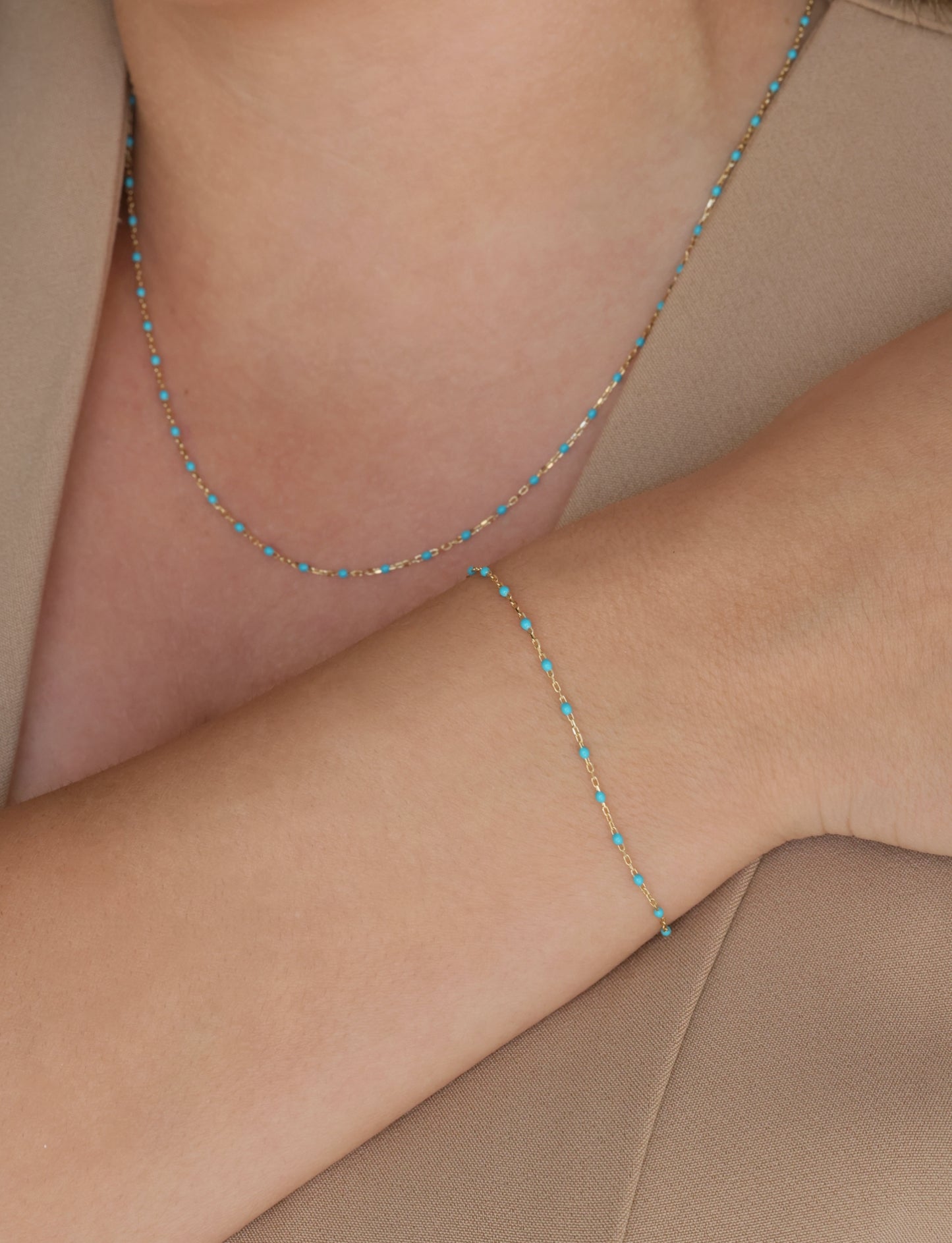 Turquoise mini stones bracelet