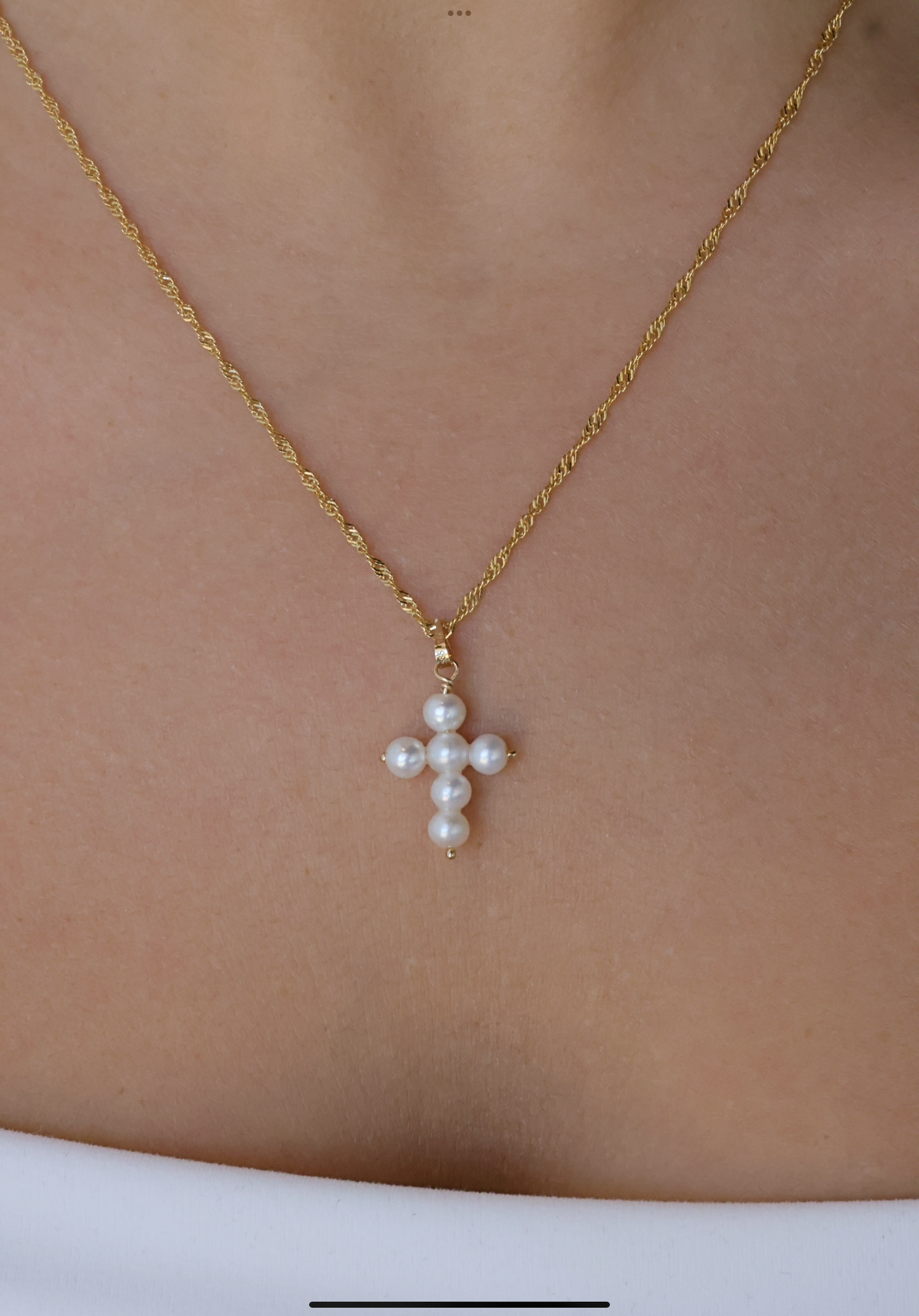 Pearly cross