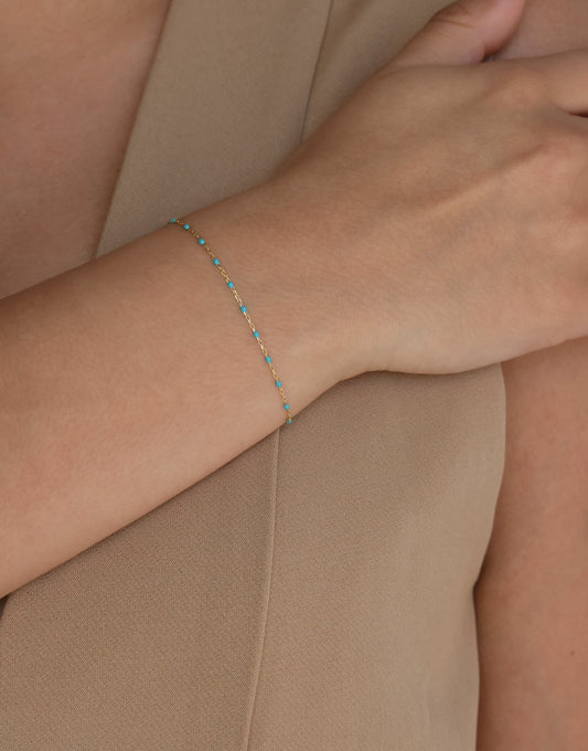 Turquoise mini stones bracelet